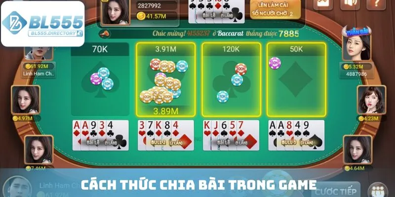 Cách thức chia bài trong game