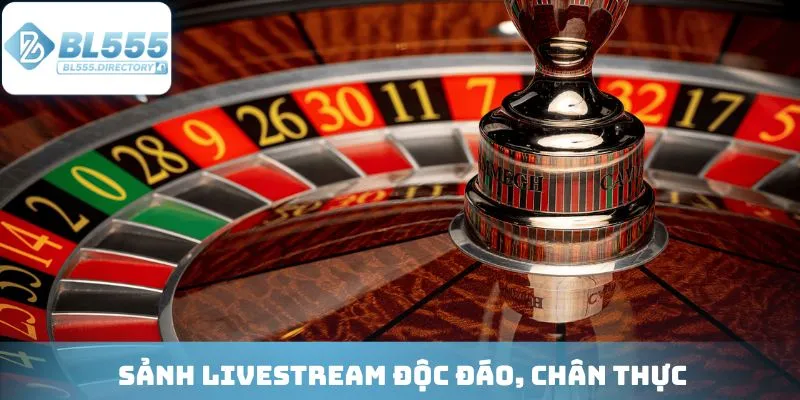 Sảnh Livestream độc đáo, chân thực